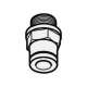 Fittings Male G 1/4 for SKF Lubricators