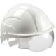 Centurios S10E Vision Ventilated ABS Helmet, Extended Nape With Retractable Polycarbonate Visor