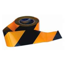 Barricade Tape Black & Yellow 2"x50MTR